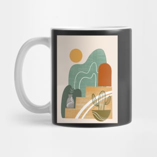 Boho Desertscape Saguaro Cactus Mug